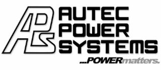 APS AUTEC POWER SYSTEMS ...POWERMATTERS. logo