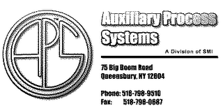 APS - AUXILIARY PROCESS SYSTEMS A DIVISION OF SMI logo