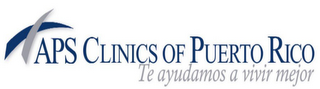 APS CLINICS OF PUERTO RICO TE AYUDAMOS A VIVIR MEJOR logo