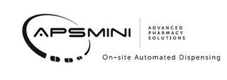 APS MINI ADVANCED PHARMACY SOLUTIONS ON-SITE AUTOMATED DISPENSING logo