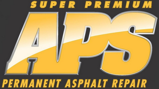 APS SUPER PREMIUM PERMANENT ASPHALT REPAIR logo