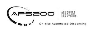 APS200 ADVANCED PHARMACY SOLUTIONS ON-SITE AUTOMATED DISPENSING logo