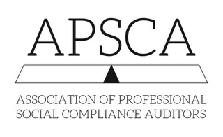 APSCA ASSOCIATION OF PROFESSIONAL SOCIAL COMPLIANCE AUDITORS logo