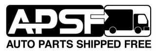APSF AUTO PARTS SHIPPED FREE logo