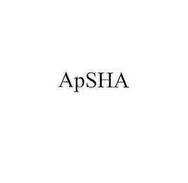 APSHA logo