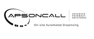 APSONCALL ADVANCED PHARMACY SOLUTIONS ON-SITE AUTOMATED DISPENSING logo