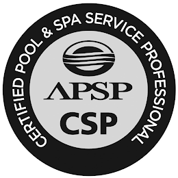 APSP CSP CERTIFIED POOL & SPA SERVICE PROFESSIONAL