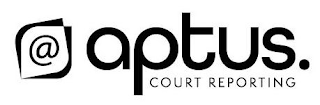 @ APTUS. COURT REPORTING logo