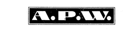 A.P.W. logo