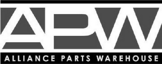 APW ALLIANCE PARTS WAREHOUSE logo