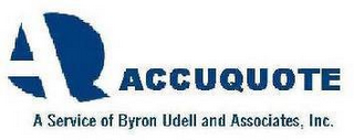 AQ ACCUQUOTE A SERVICE OF BYRON UDELL AND ASSOCIATES, INC. logo