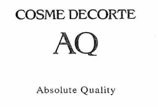 AQ  COSME DECORTE ABSOLUTE QUALITY logo