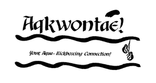 AQKWONTAE! YOUR AQUA-KICKBOXING CONNECTION! logo