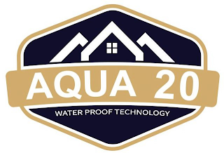 AQUA 20 WATER PROOF TECHNOLOGY logo