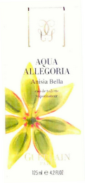 AQUA ALLEGORIA ANISIA BELLA GUERLAIN PARIS EAU DE TOILETTE VAPORISATEUR 125 ML E 4.2 FL OZ logo