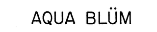 AQUA BLUM logo