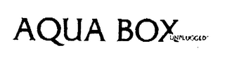 AQUA BOX UNPLUGGED logo