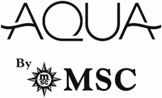 AQUA BY MSC MSC logo
