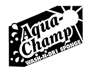 AQUA-CHAMP WASH-N-DRI SPONGE logo