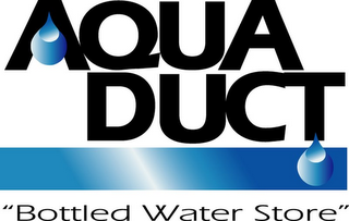 AQUA DUCT "BOTTLED WATER STORE" logo