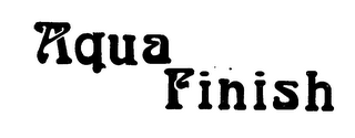 AQUA FINISH logo