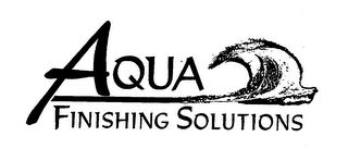 AQUA FINISHING SOLUTIONS logo