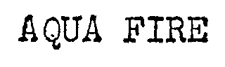 AQUA FIRE logo