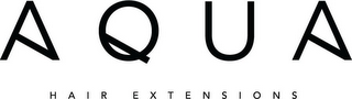 AQUA HAIR EXTENSIONS logo