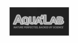 AQUA LAB NATURE PERFECTED, BACKED BY SCIENCE logo