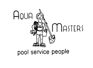 AQUA MASTERS POOL SERVICE PEOPLE PRO logo