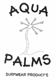 AQUA PALMS SURFWEAR PRODUCT'S logo