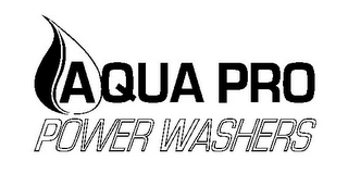 AQUA PRO POWER WASHERS logo