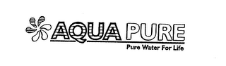 AQUA PURE PURE WATER FOR LIFE logo