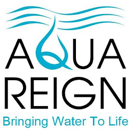 AQUA REIGN BRINGING WATER TO LIFE logo