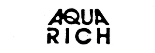 AQUA RICH logo