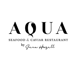 AQUA SEAFOOD & RESTAURANT BY SHAUN HERGATT logo