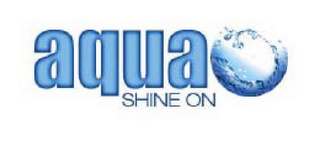 AQUA SHINE ON logo