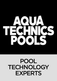 AQUA TECHNICS POOLS POOL TECHNOLOGY EXPERTS logo