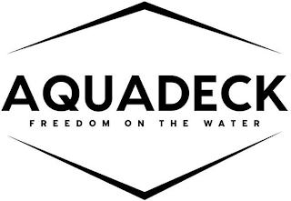 AQUADECK FREEDOM ON THE WATER logo