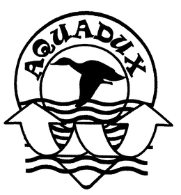 AQUADUX M.A.P.S. TECH. INC. MARINE APPAREL FOR PERSONAL SAFETY logo