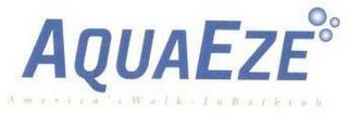 AQUAEZE AMERICA'S WALK-IN BATHTUB logo