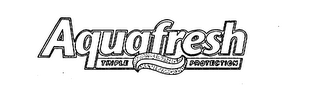 AQUAFRESH TRIPLE PROTECTION logo
