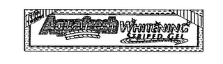 AQUAFRESH WHITENING STRIPED GEL WITH TRICLENE logo