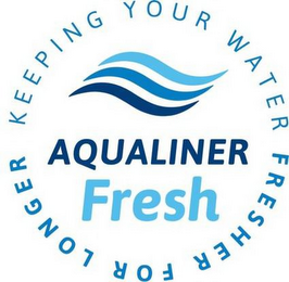 AQUALINER FRESH KEEPING YOUR WATER FRESHER FOR LONGER logo