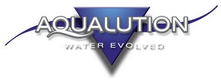 AQUALUTION WATER EVOLVED logo