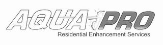 AQUAPRO RESIDENTIAL ENHANCEMENT SERVICES logo