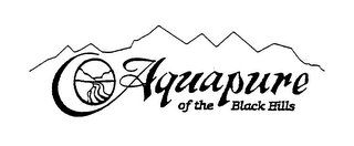 AQUAPURE OF THE BLACK HILLS logo