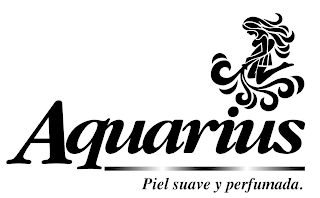 AQUARIUS PIEL SUAVE Y PERFUMADA. logo