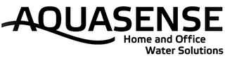 AQUASENSE HOME AND OFFICE WATER SOLUTIONS logo