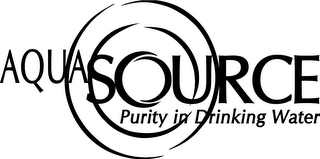AQUASOURCE PURITY IN DRINKING WATER logo